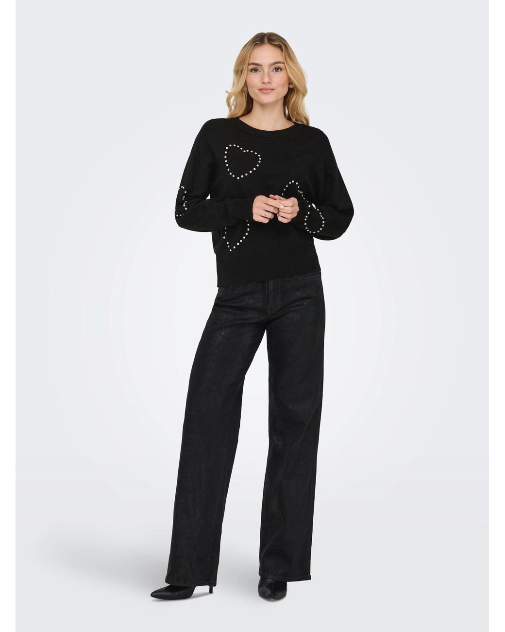 ONLY Black Pullover Onlbee