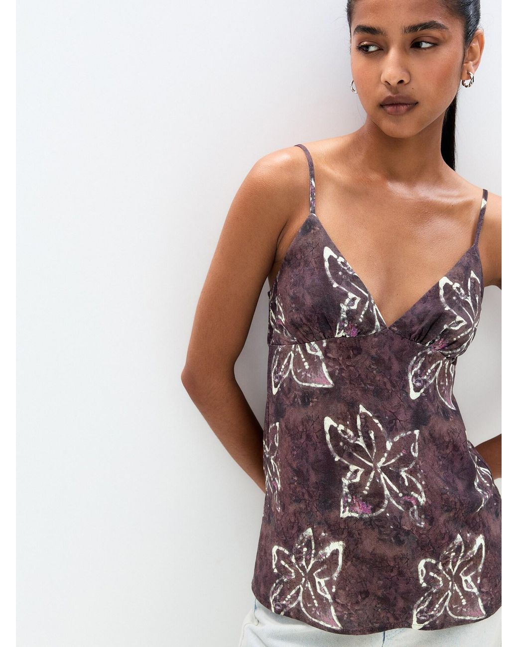 Pull&Bear Purple Top