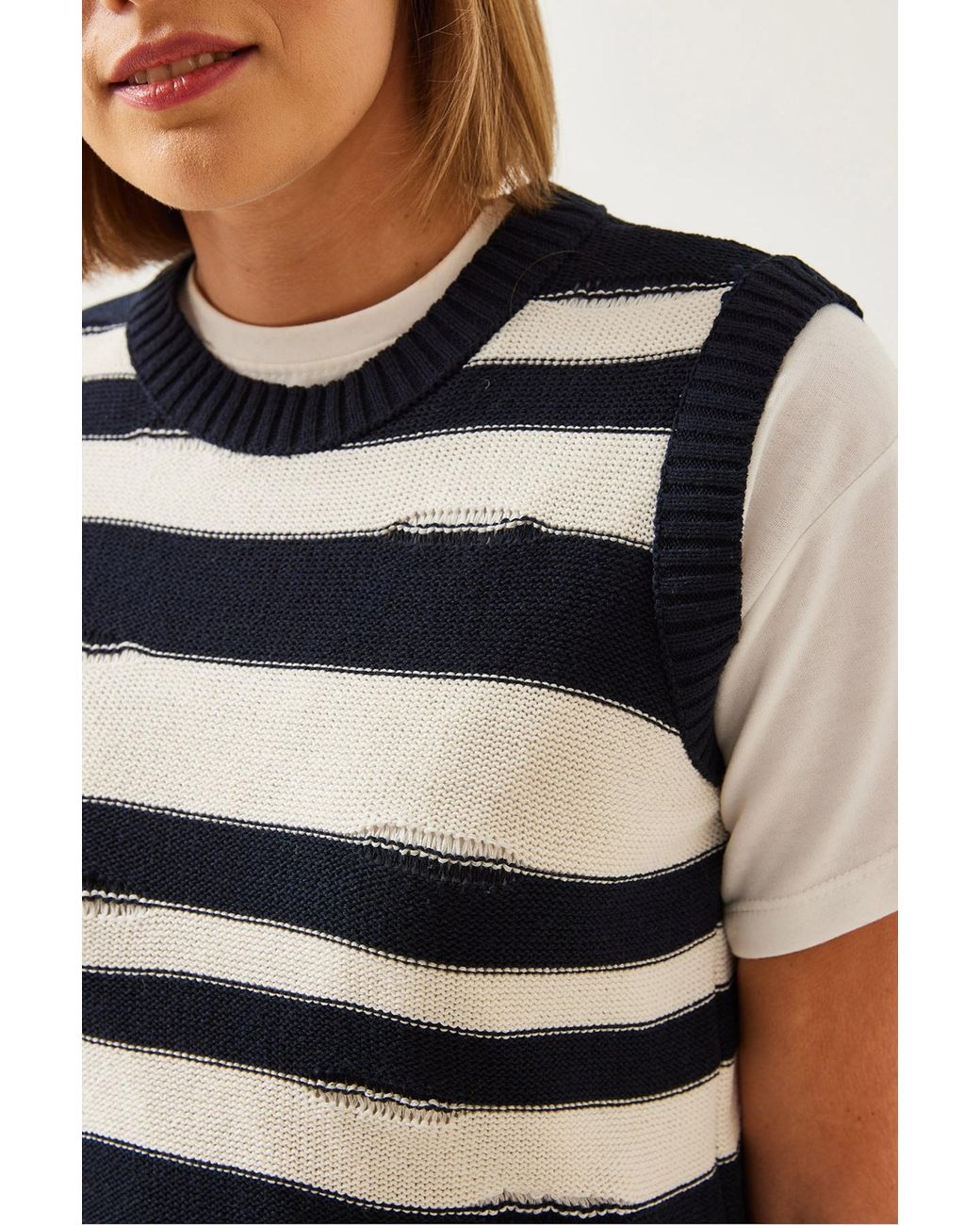 Bianco Lucci Blue Pullunder
