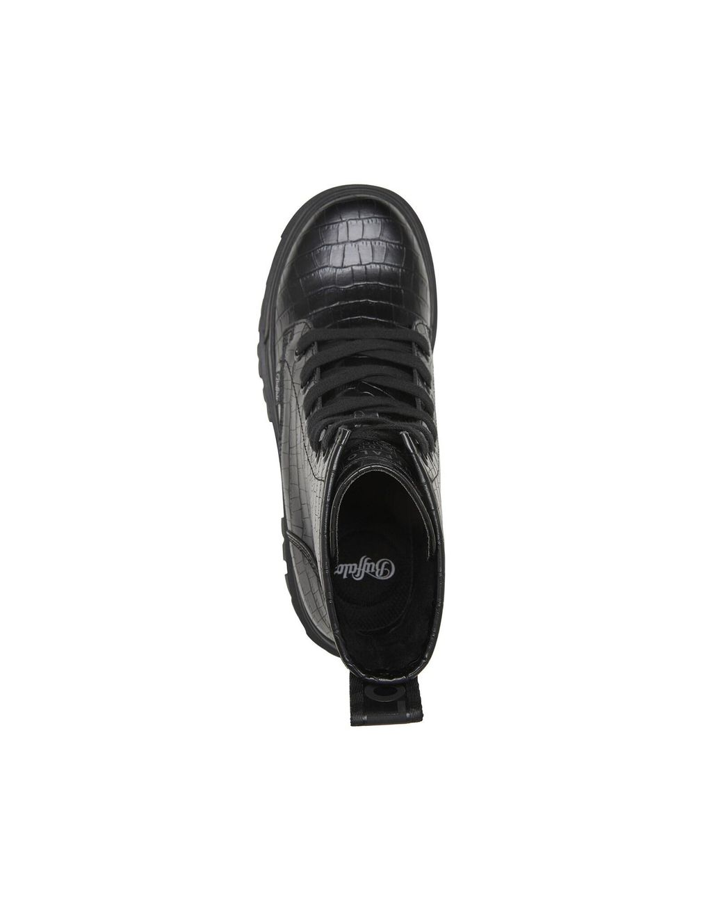 Buffalo Black Schnürstiefelette Aspha