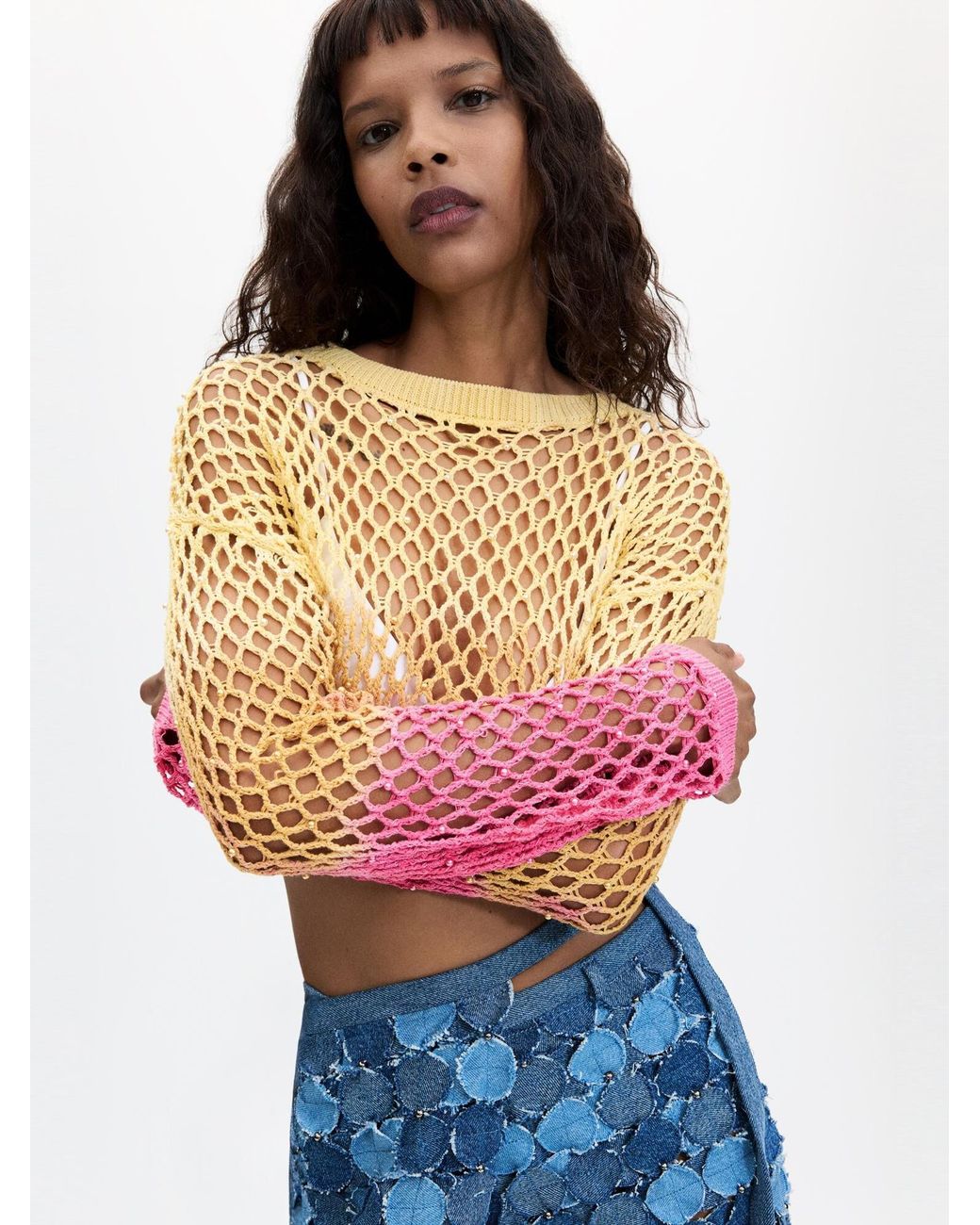 Desigual Pink Pullover