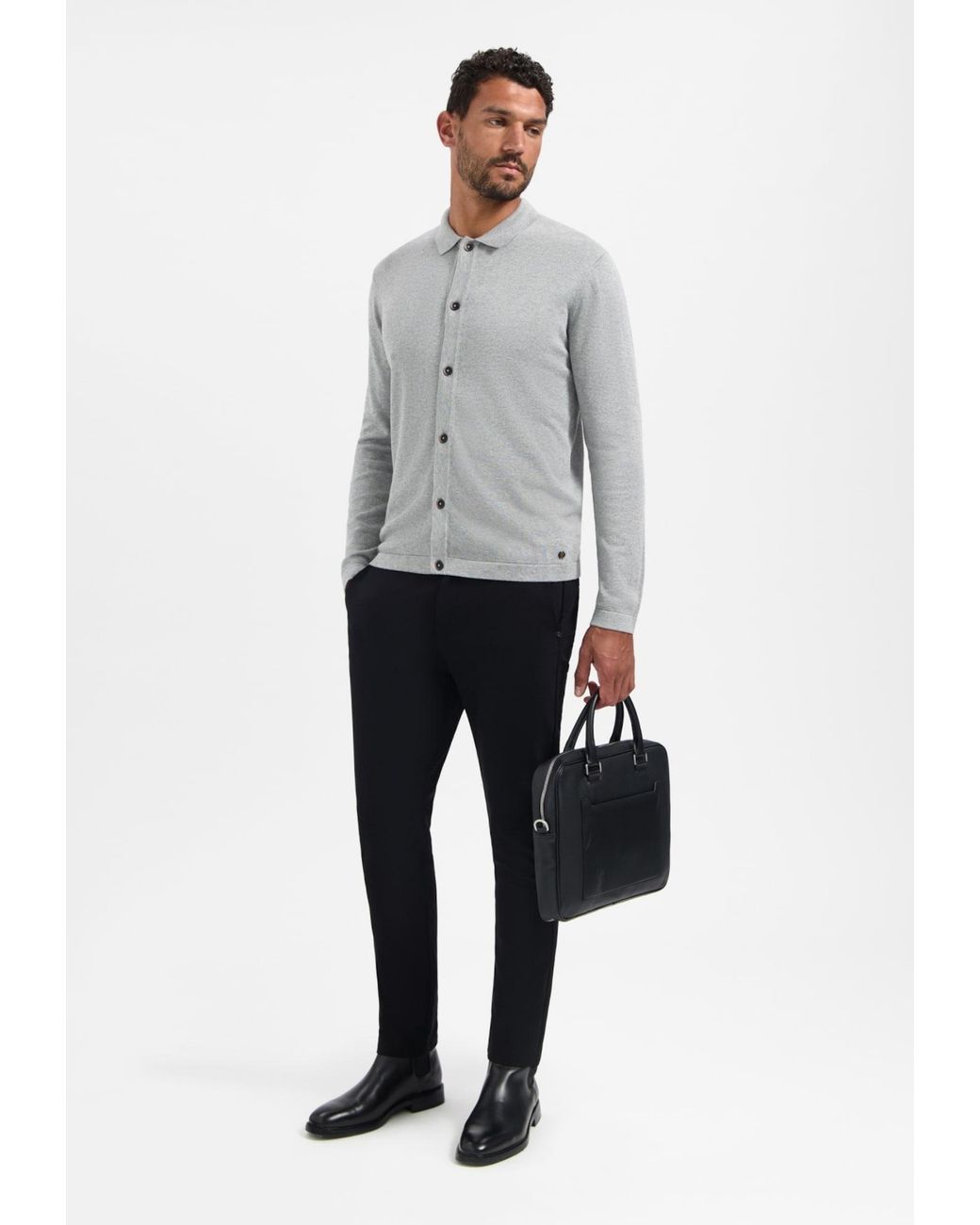 No Excess Pullover in Gray für Herren