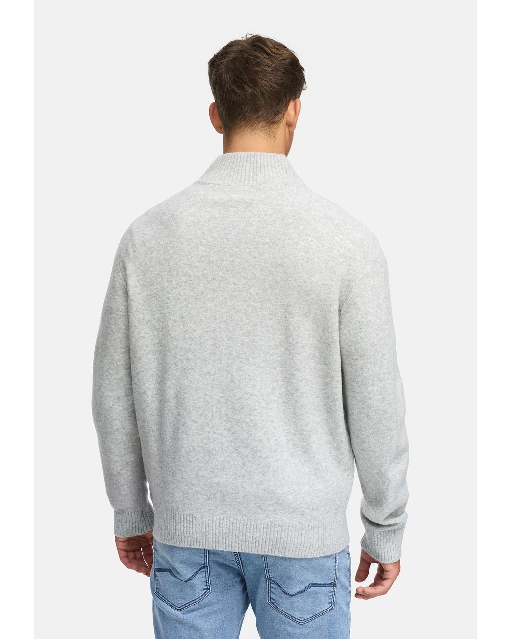 INDICODE Pullover Intrax in Gray für Herren