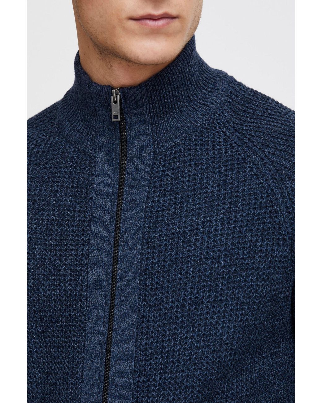 Solid Strickjacke Kotcha in Blue für Herren