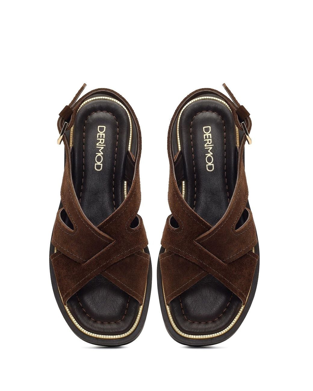 Derimod Brown Sandale