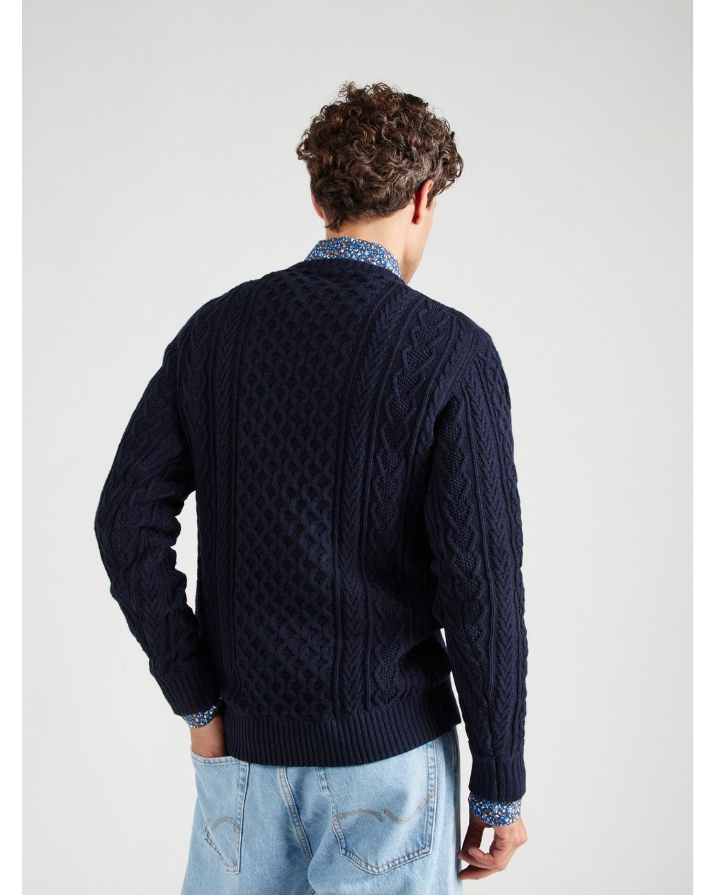 INDICODE Pullover Belinski in Blue für Herren