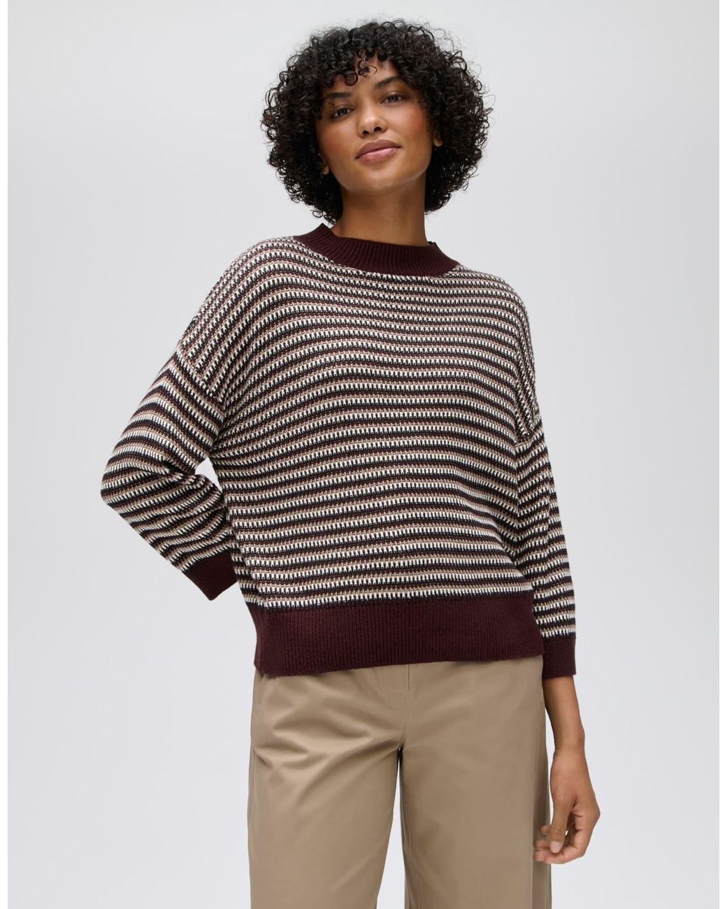Opus Brown Pullover Peipina