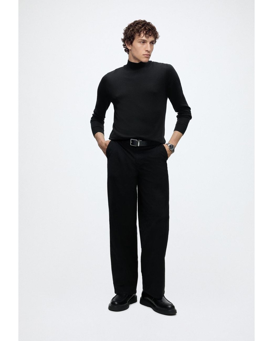 Olymp Pullover in Black für Herren