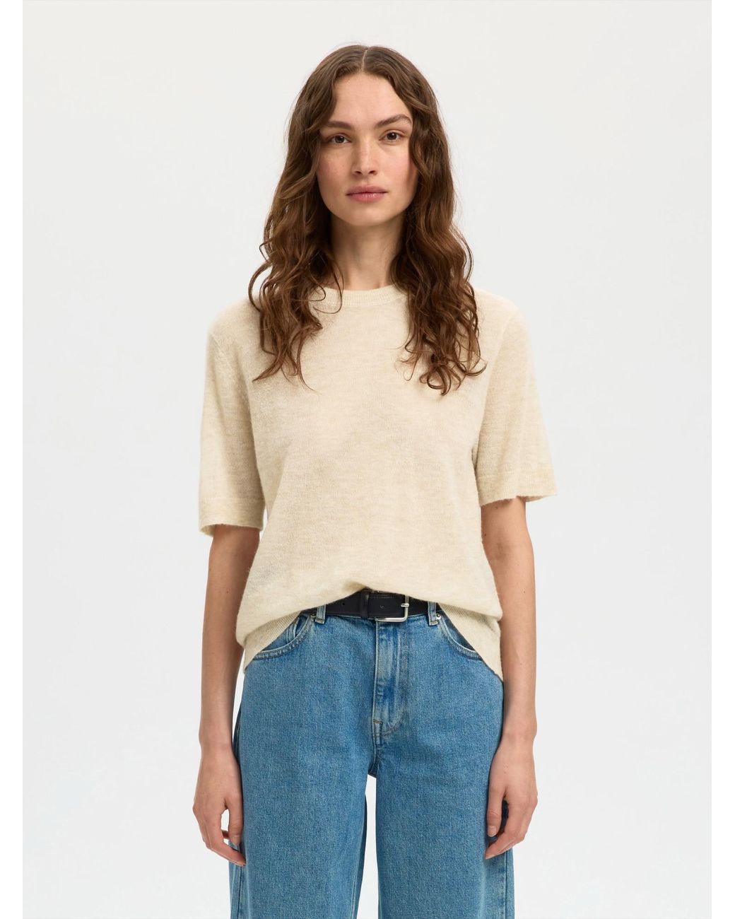 SELECTED Natural Pullover Slfshirley