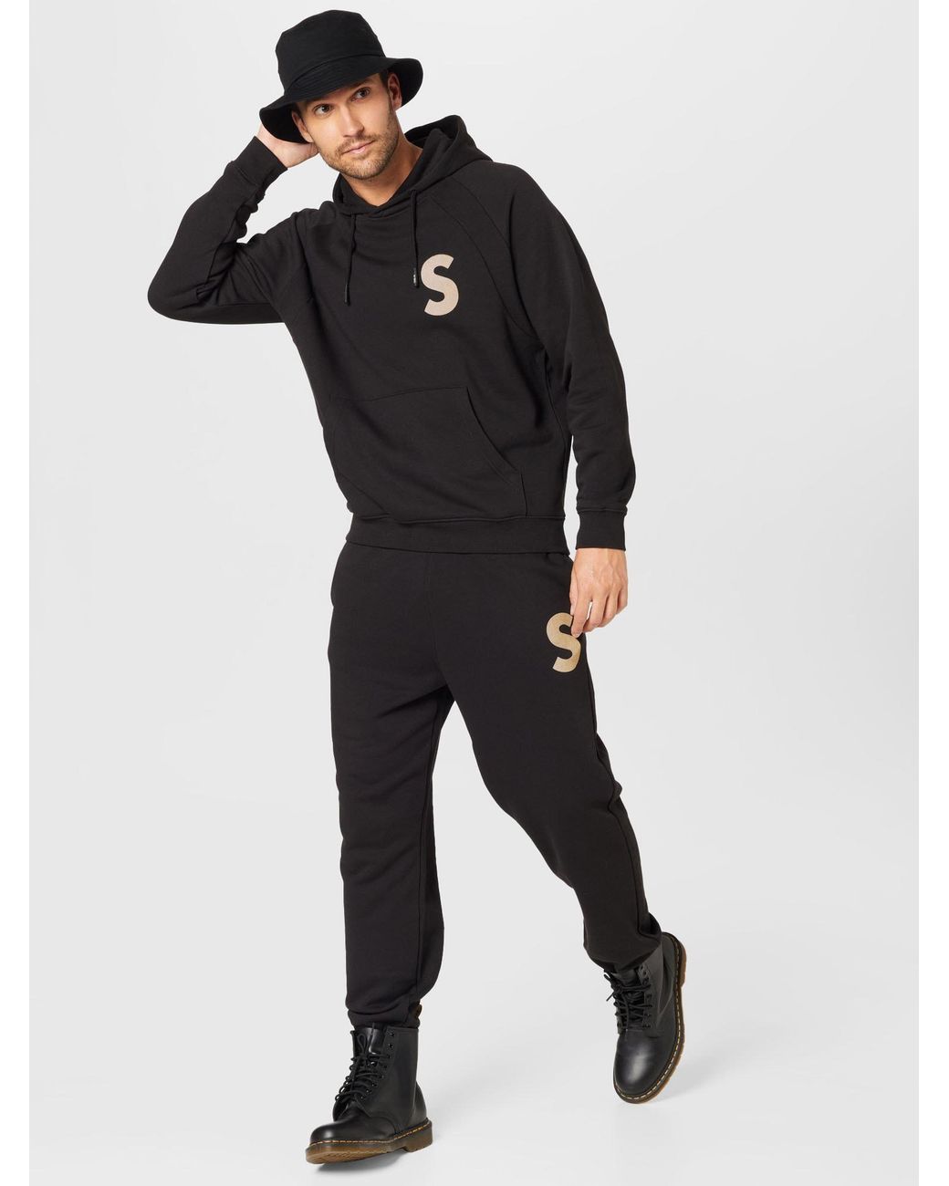 Solid Hose in Black für Herren