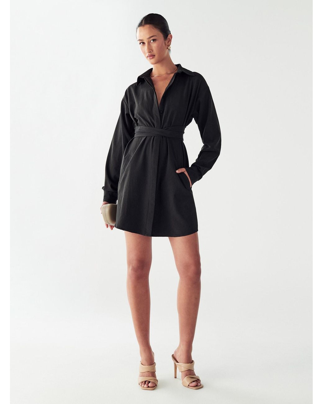 Willa Black Blusenkleid Elliot