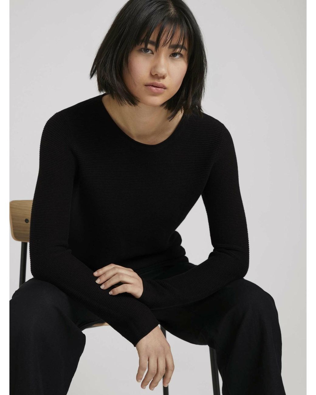 Tom Tailor Black Pullover