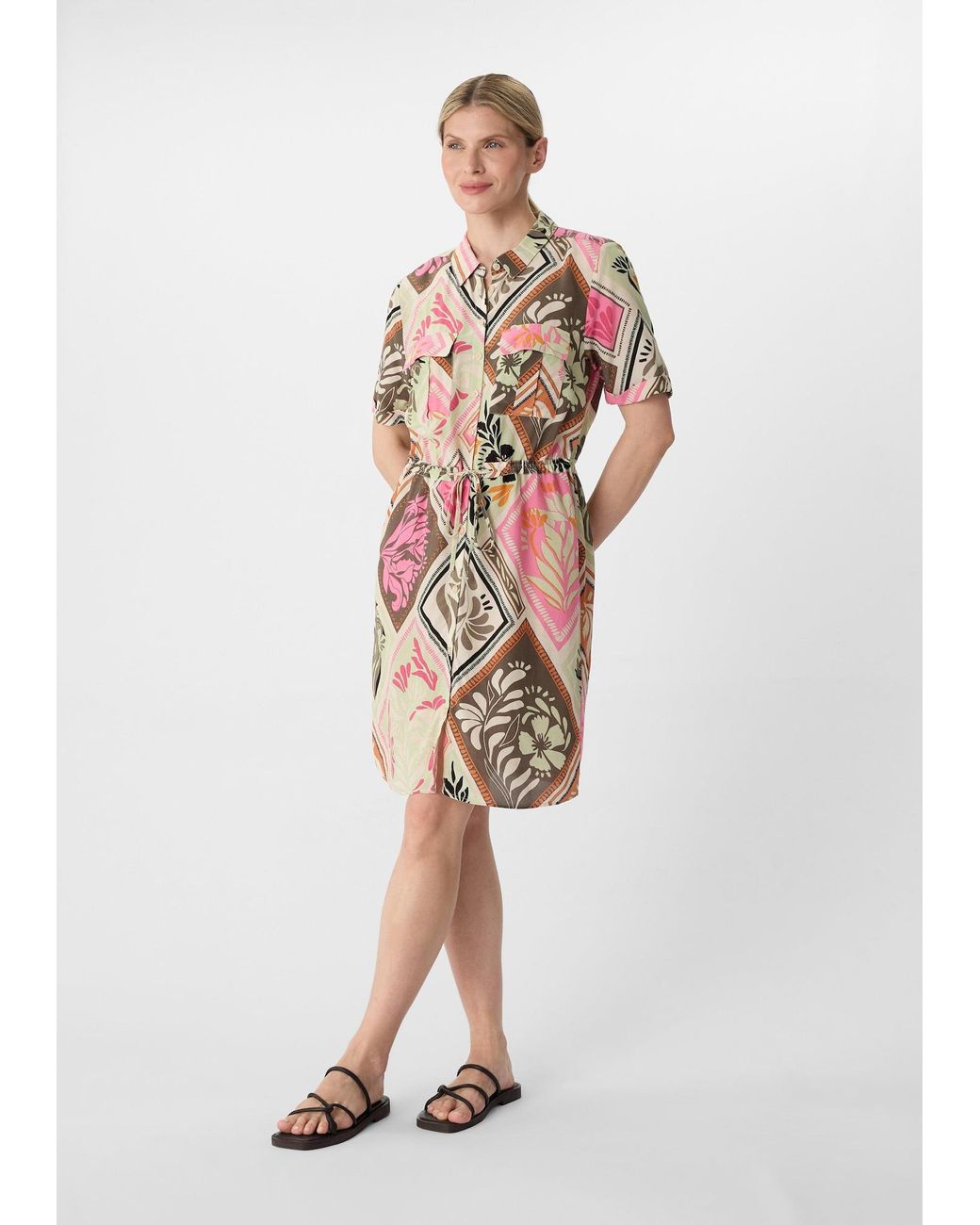 Comma, White Kleid