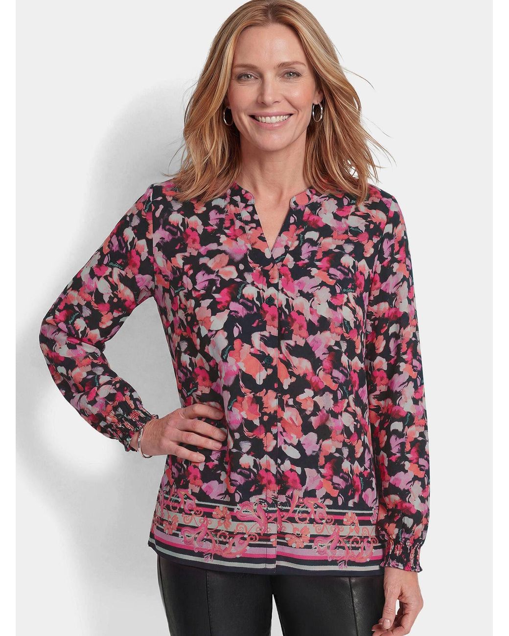 Goldner Red Bluse