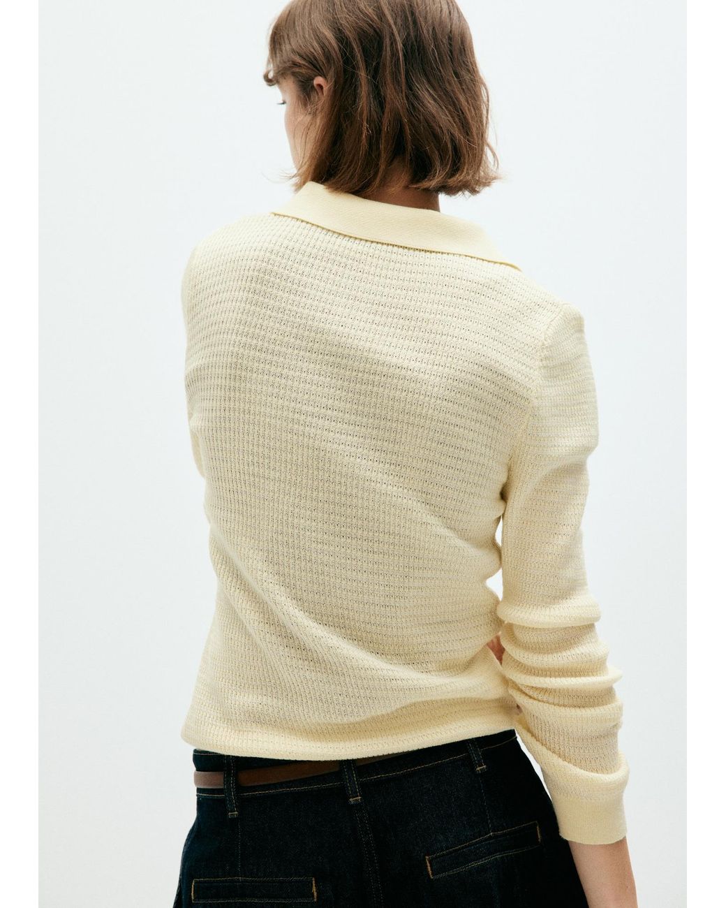 Mango White Pullover Bobby