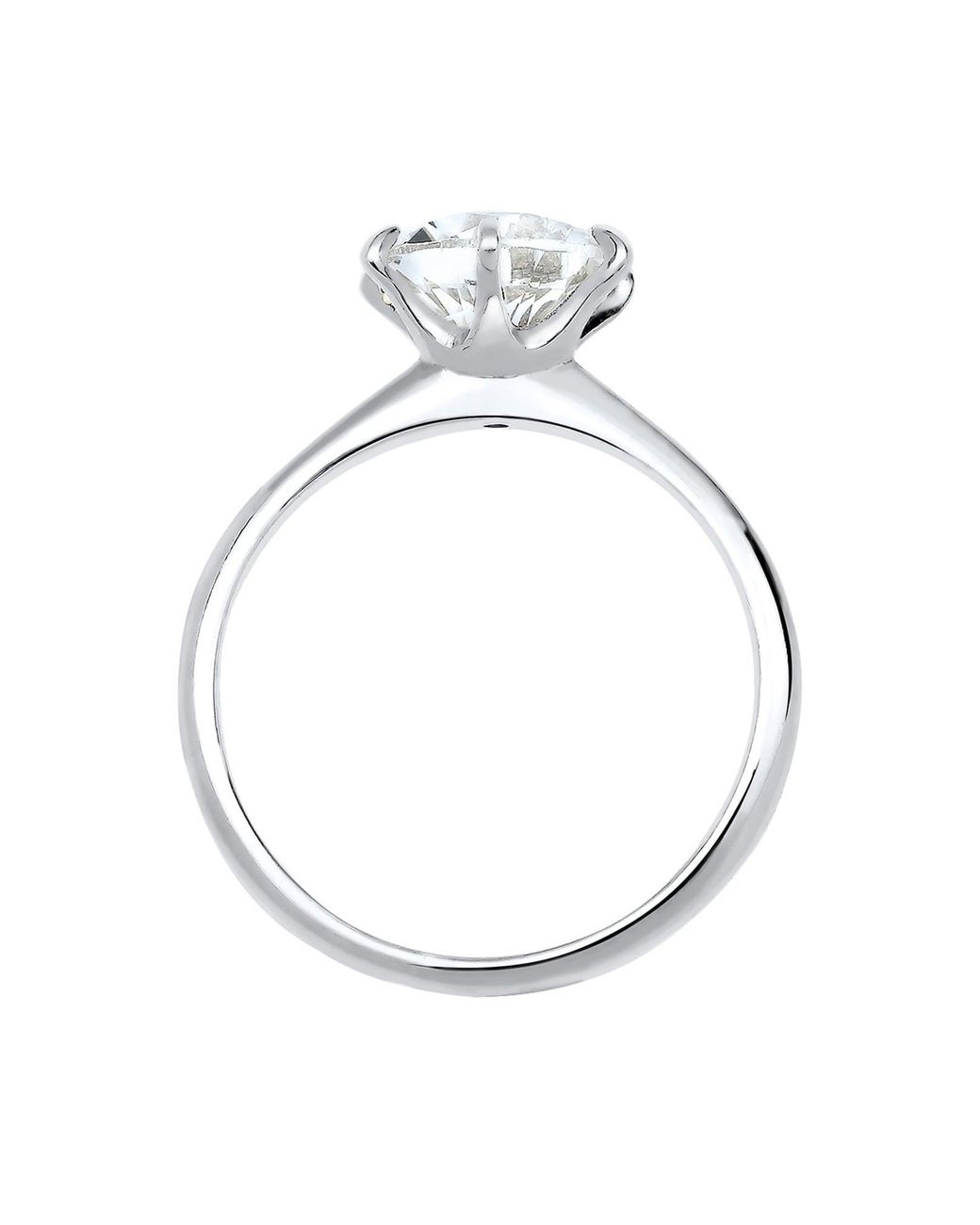 Elli Jewelry White Ring Kristall