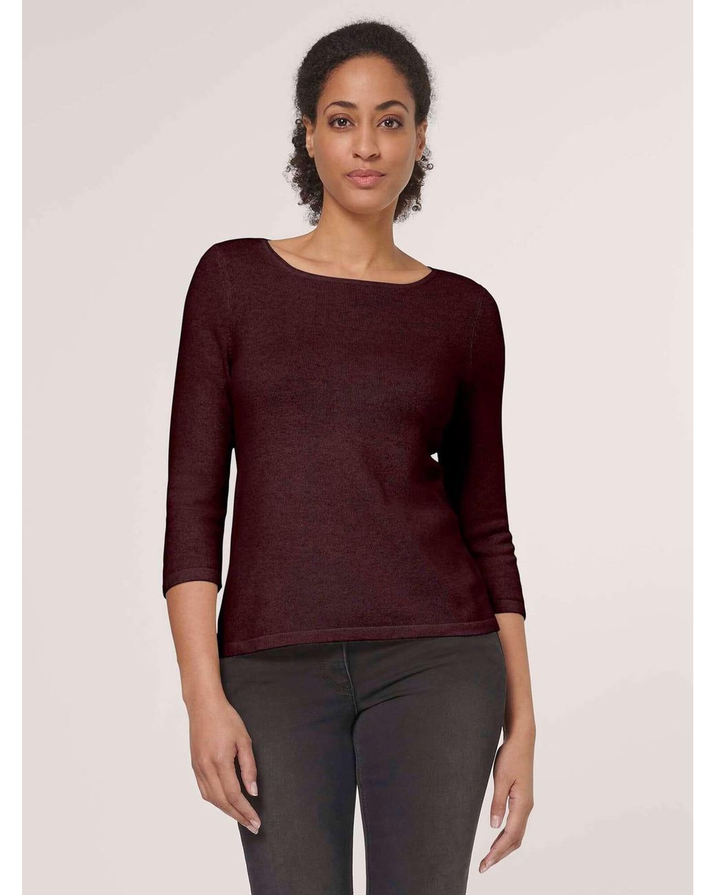 Madeleine Purple Pullover