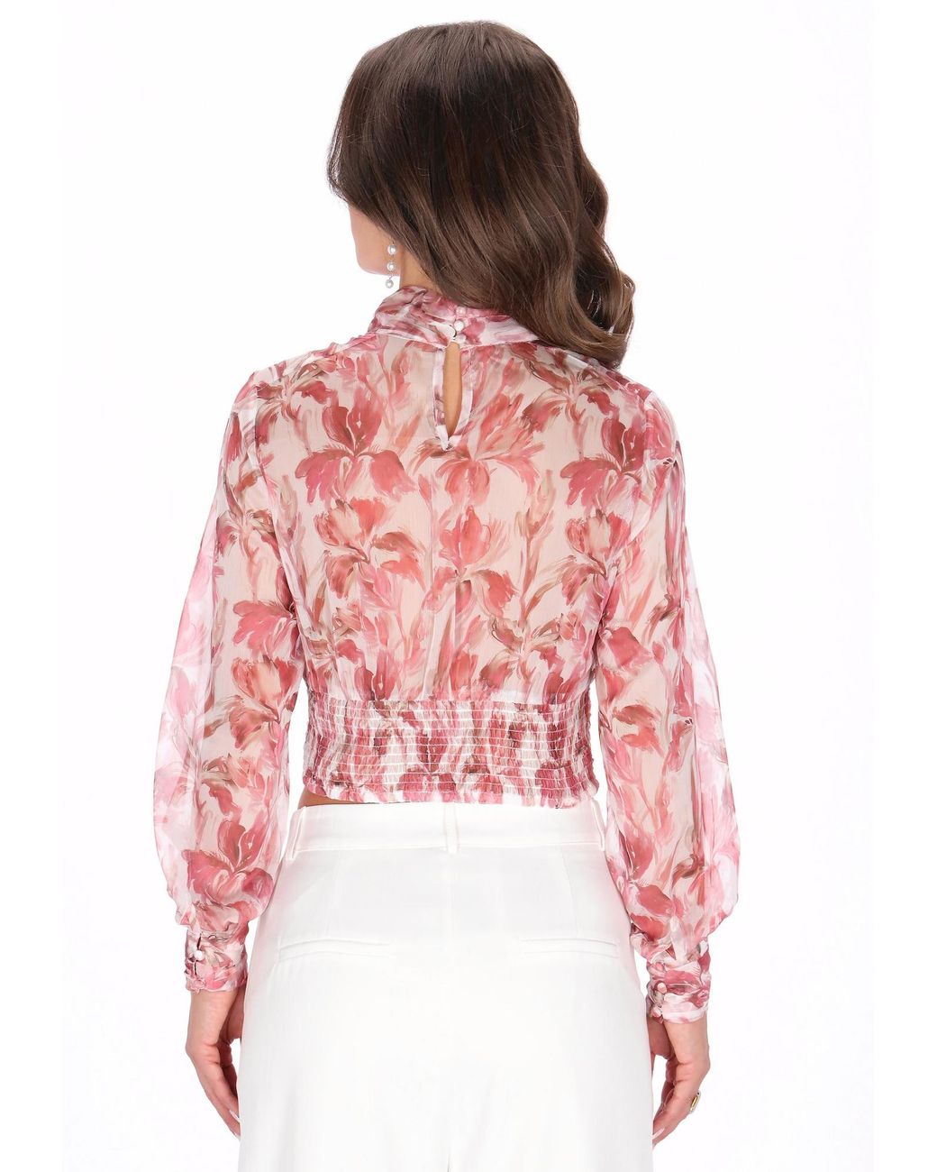 faina Pink Bluse