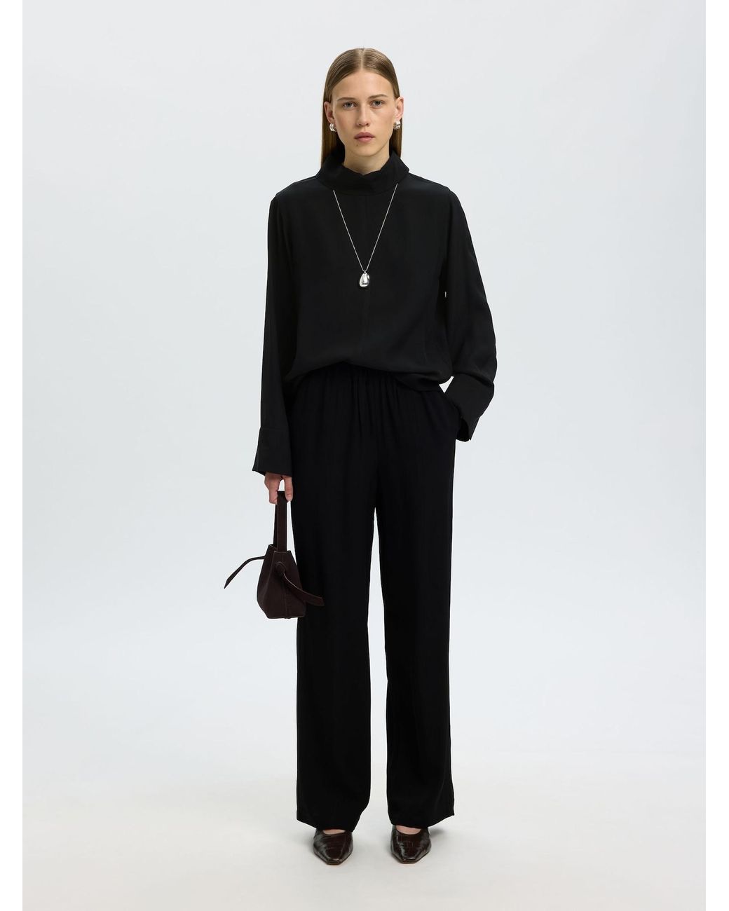 SELECTED Black Bluse