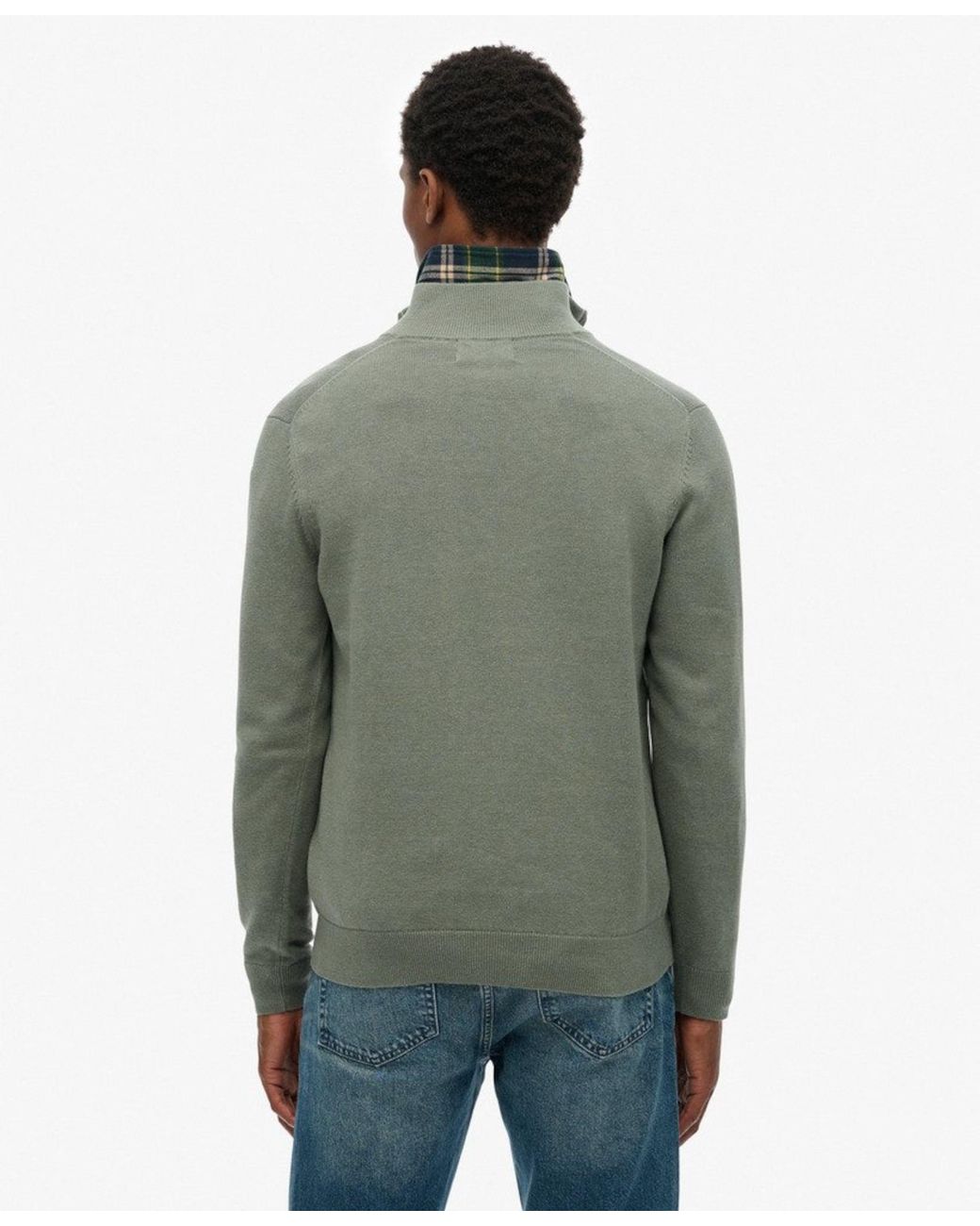 Superdry & Co Pullover Essentials in Green für Herren