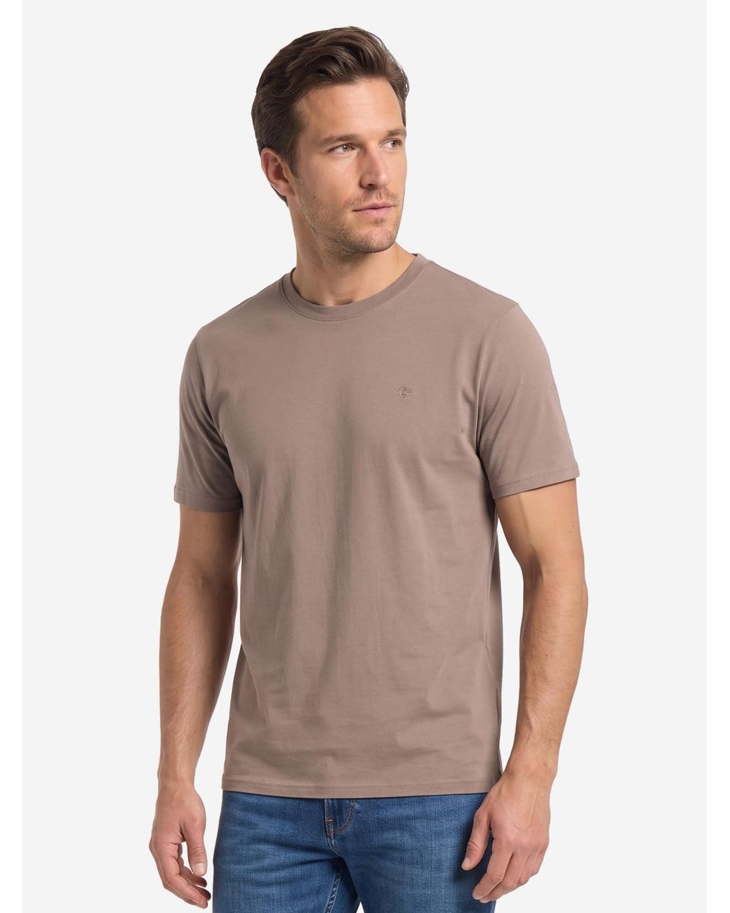 CASA MODA Shirt Basic in Brown für Herren