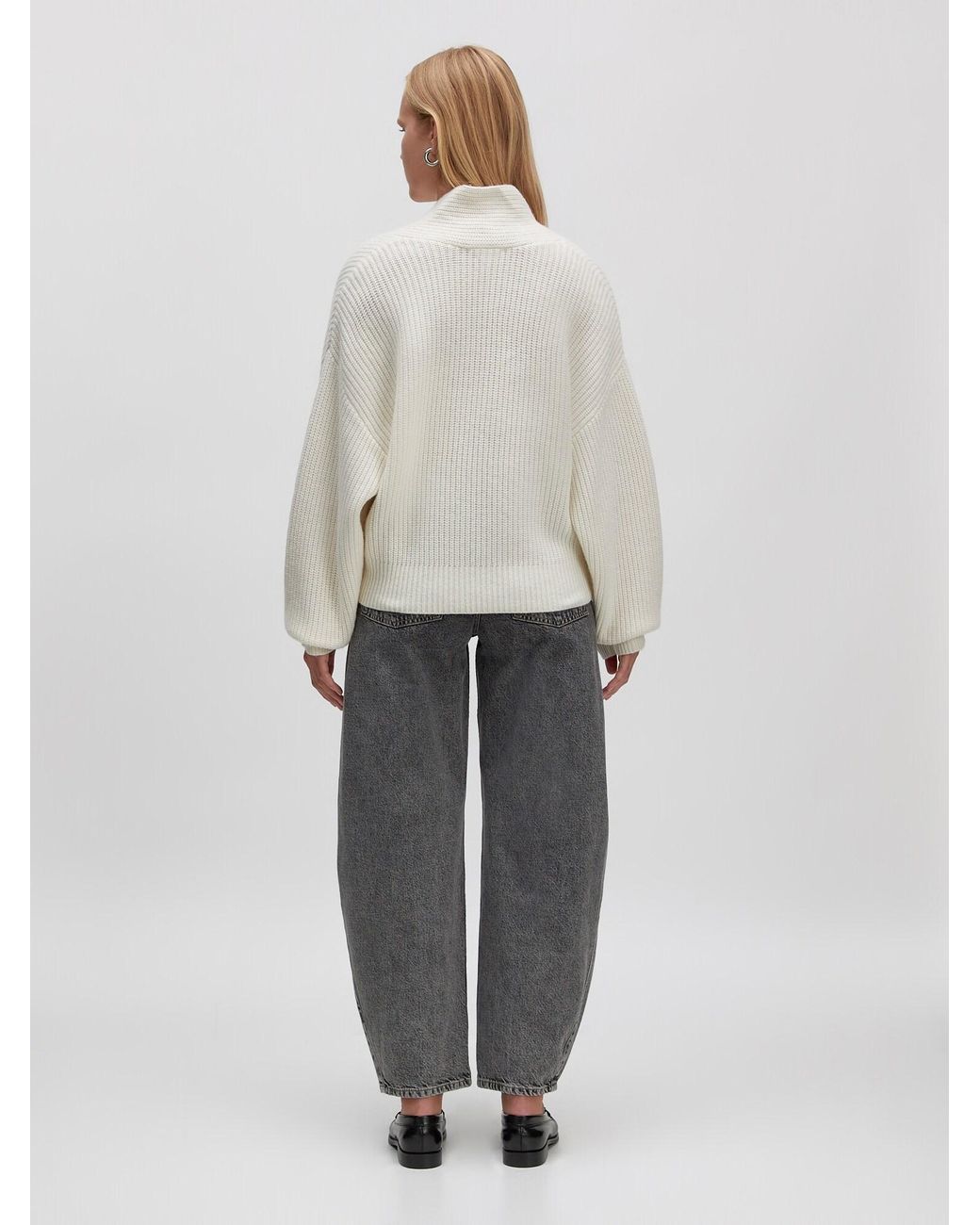 EDITED White Pullover Aus Wollmix Samia