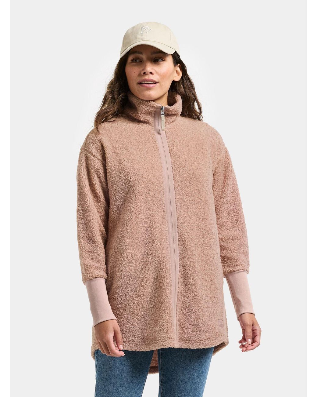 Didriksons Pink Fleecejacke Tola
