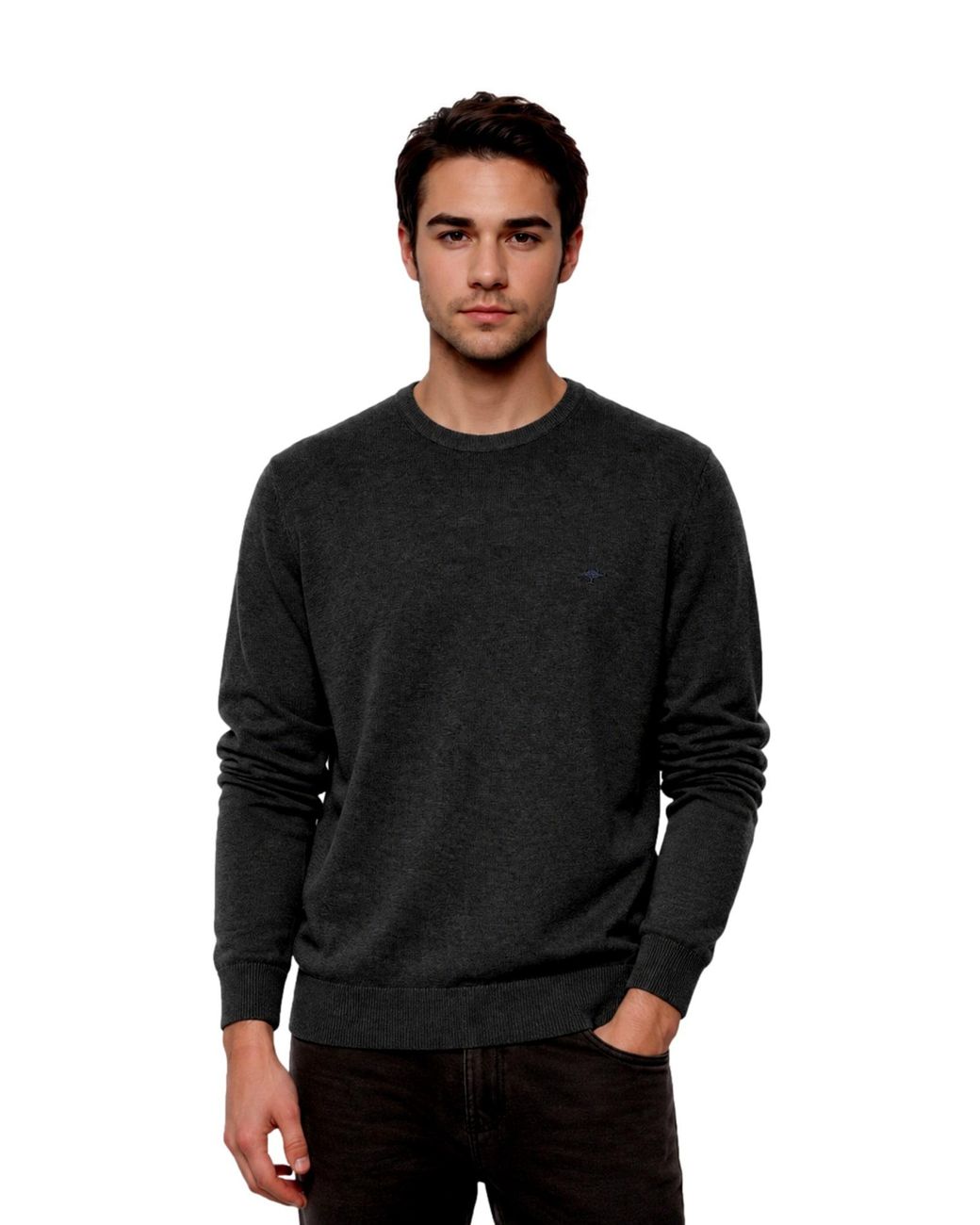 Fynch-Hatton Pullover in Black für Herren
