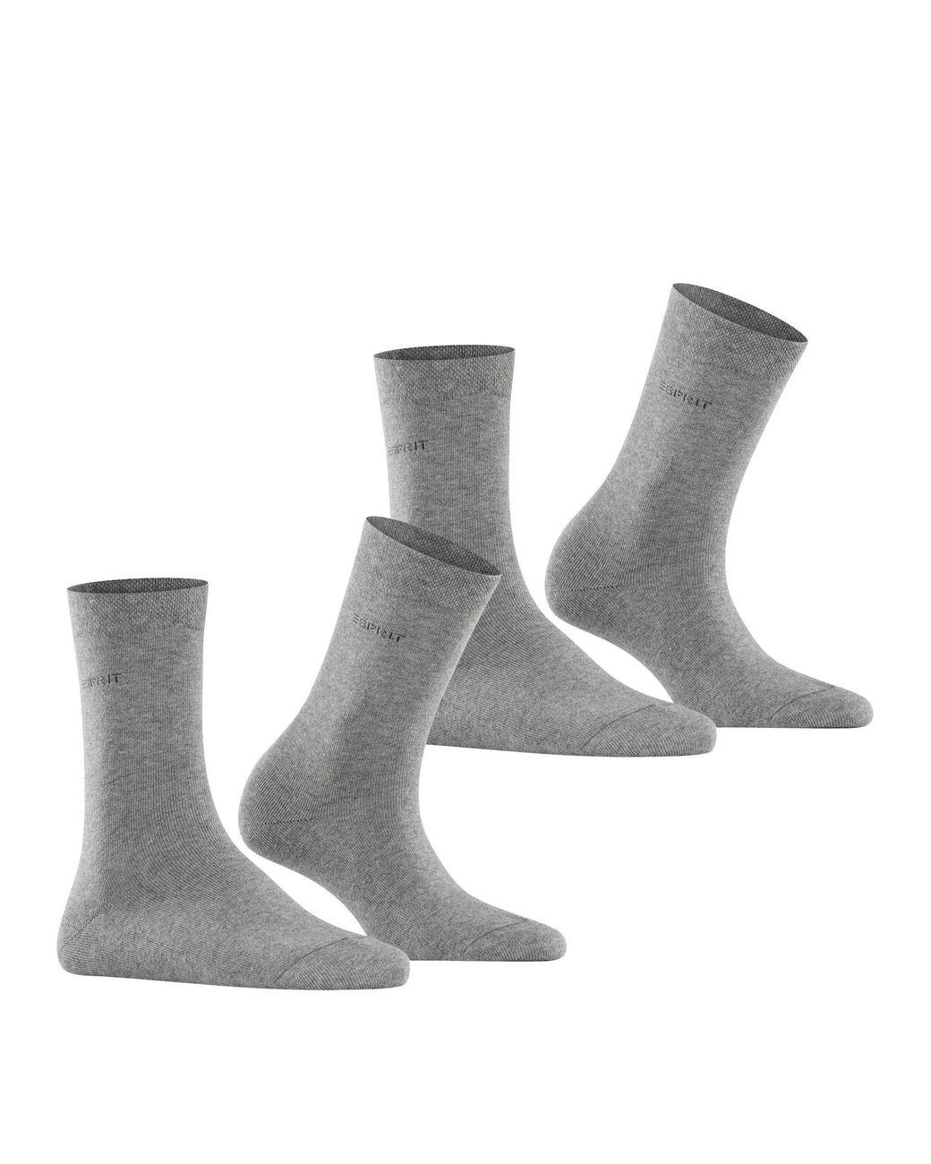Esprit White Socken Basic Easy 2-Pack