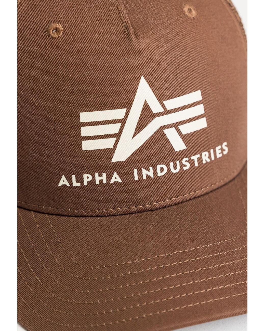 Alpha Industries Brown Cap