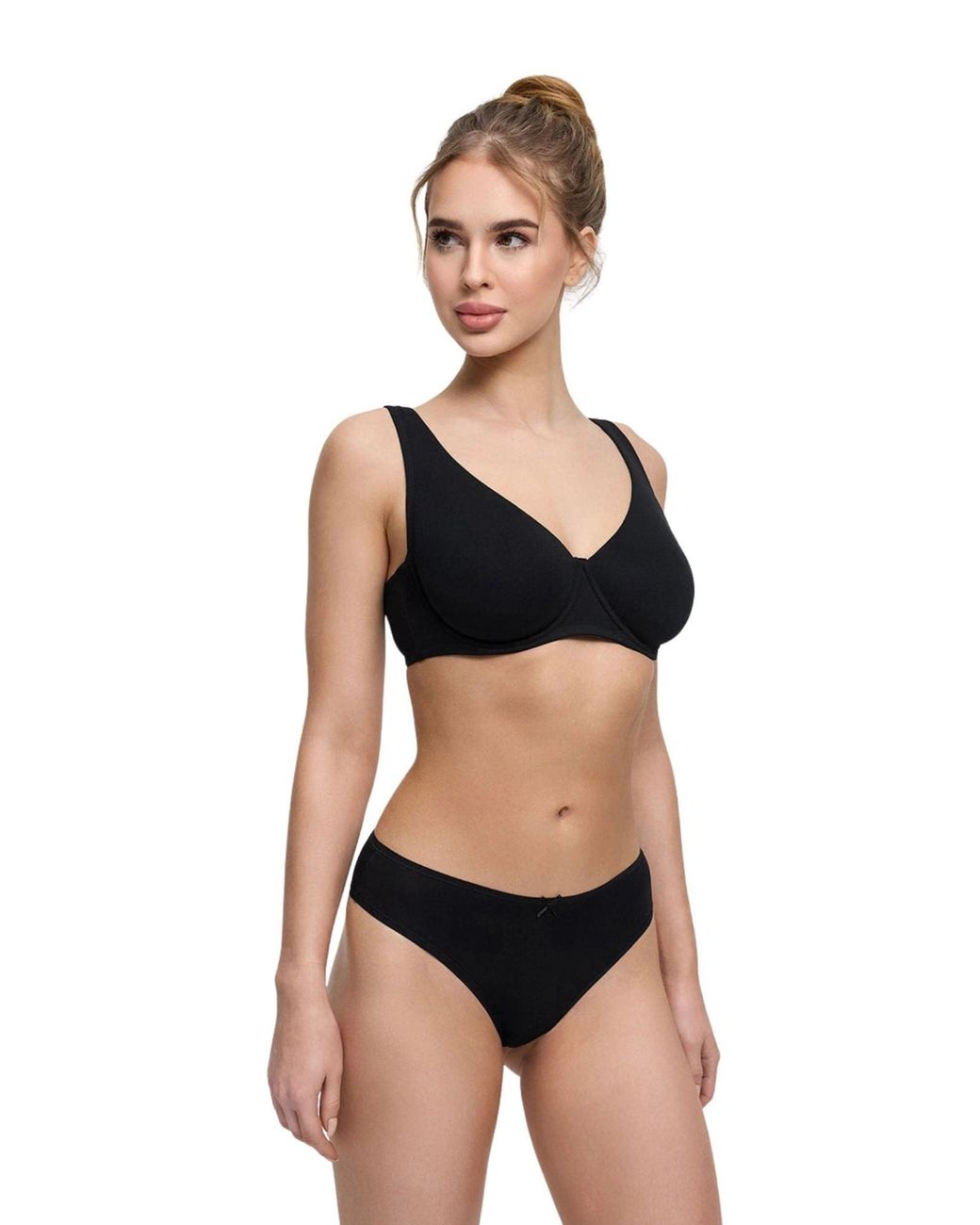 cfab Black Slip Basic Cotton Slip
