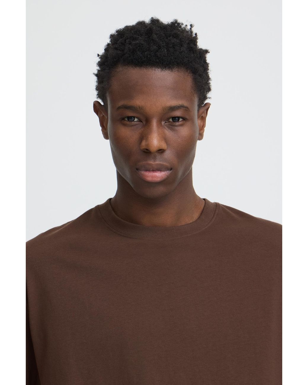 Solid T-Shirt Sdwittle in Brown für Herren