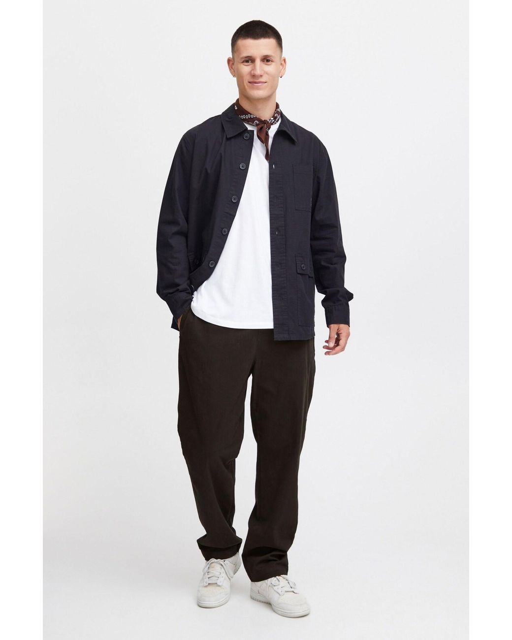 Solid Chinohose Ginte in Black für Herren