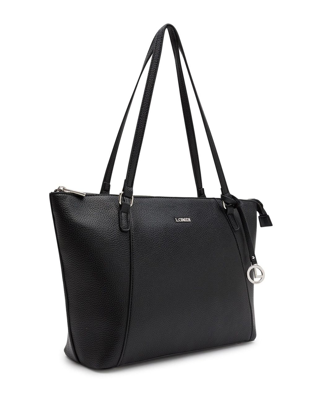 L. CREDI Black Shopper Michaela