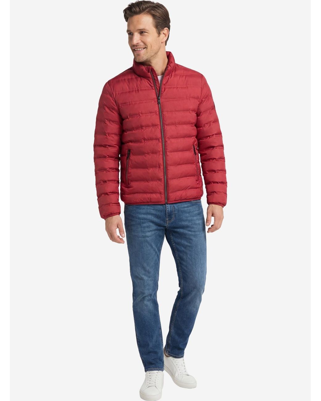 Redmond Übergangsjacke Basic in Red für Herren