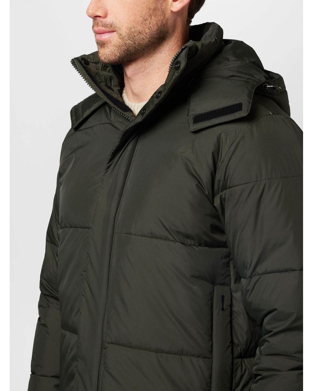 Solid Winterjacke in Black für Herren