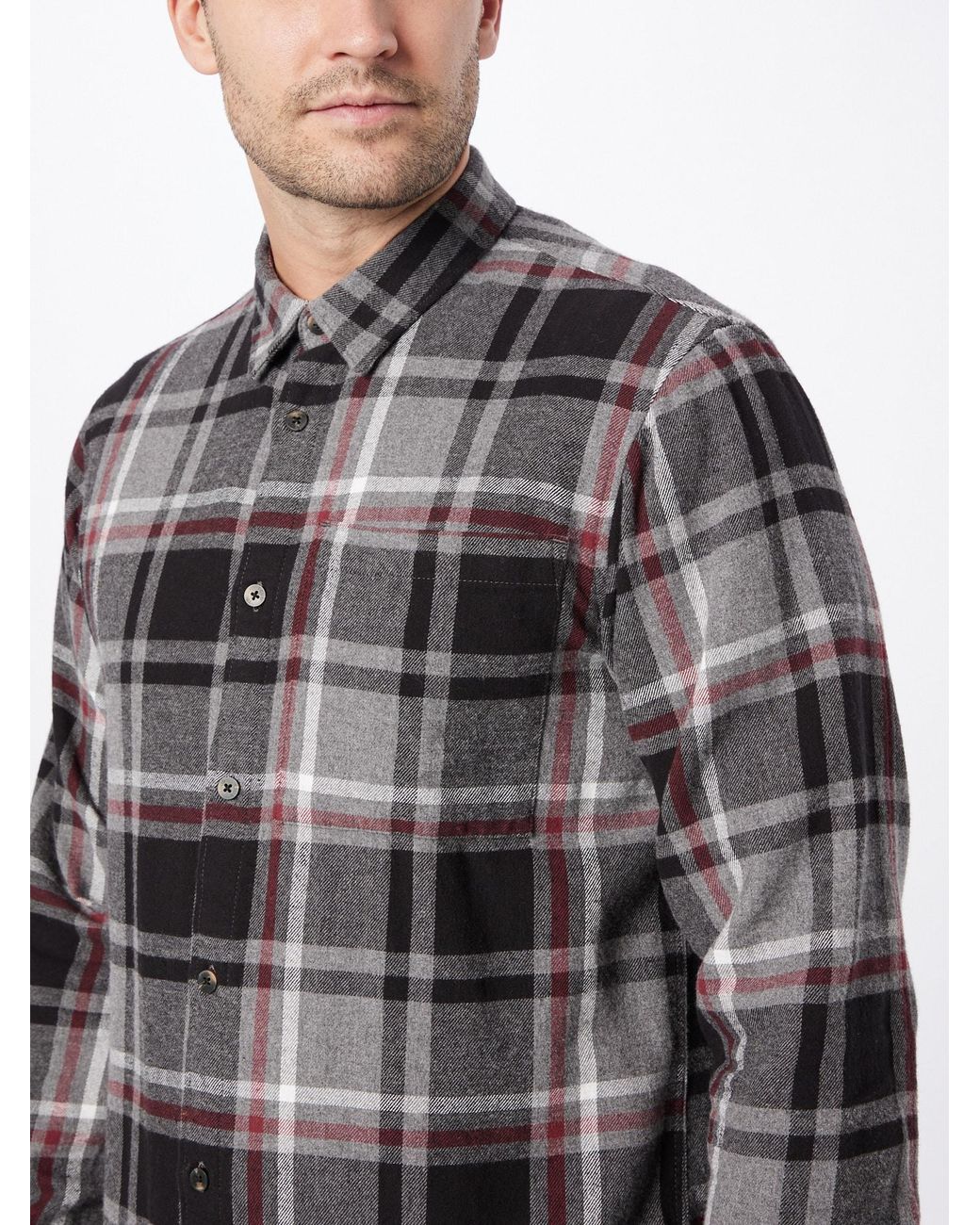 Solid Hemd Craig in Gray für Herren