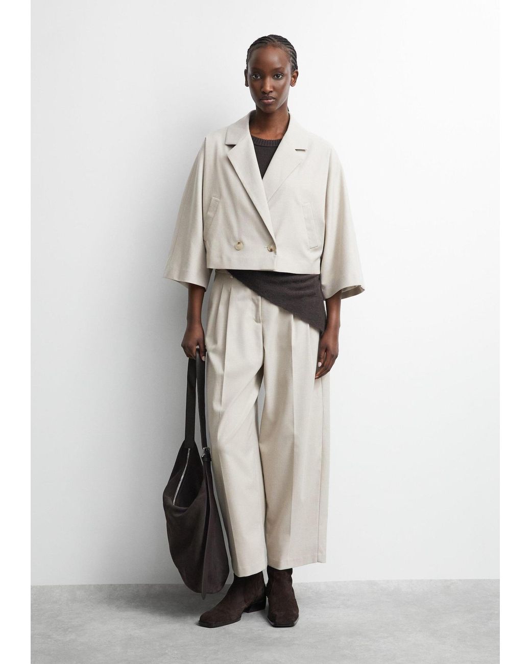 Comma, White Blazer