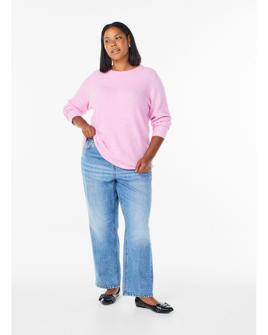 Zizzi Pink Pullover Cavilma