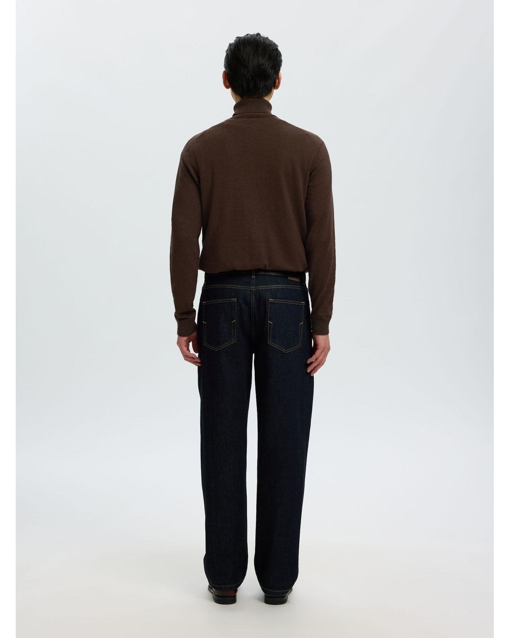 SELECTED Pullover Slhberg in Brown für Herren