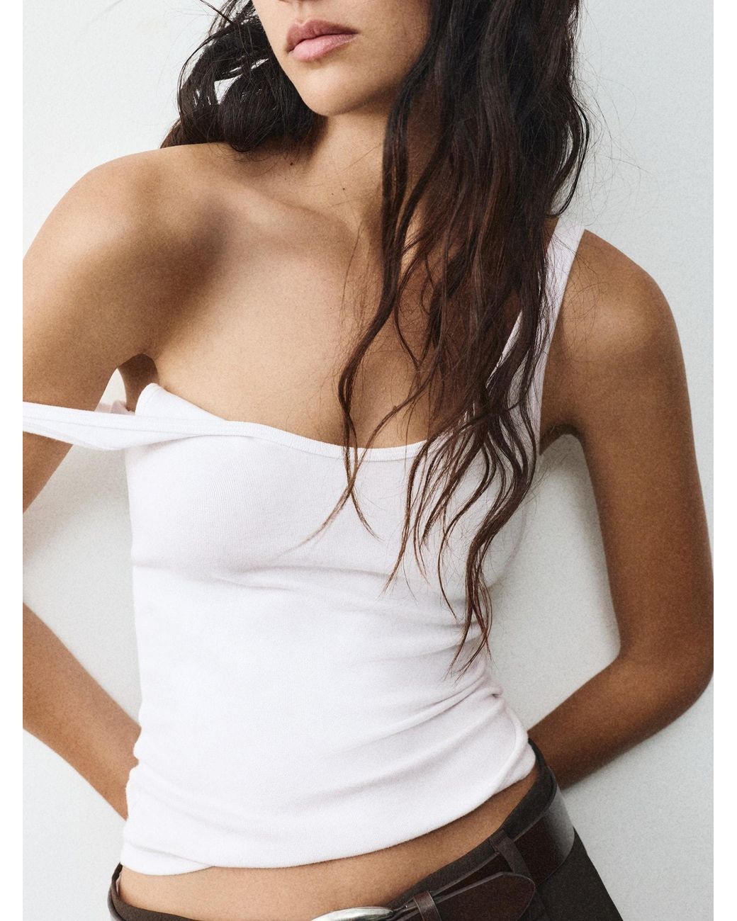 Pull&Bear White Top