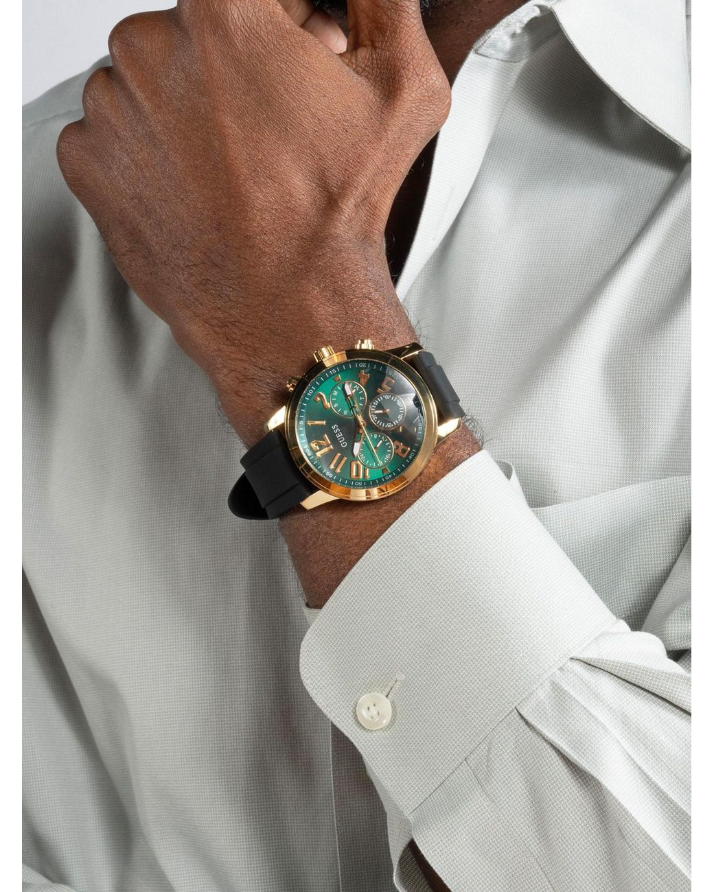 Guess Uhr in Green für Herren