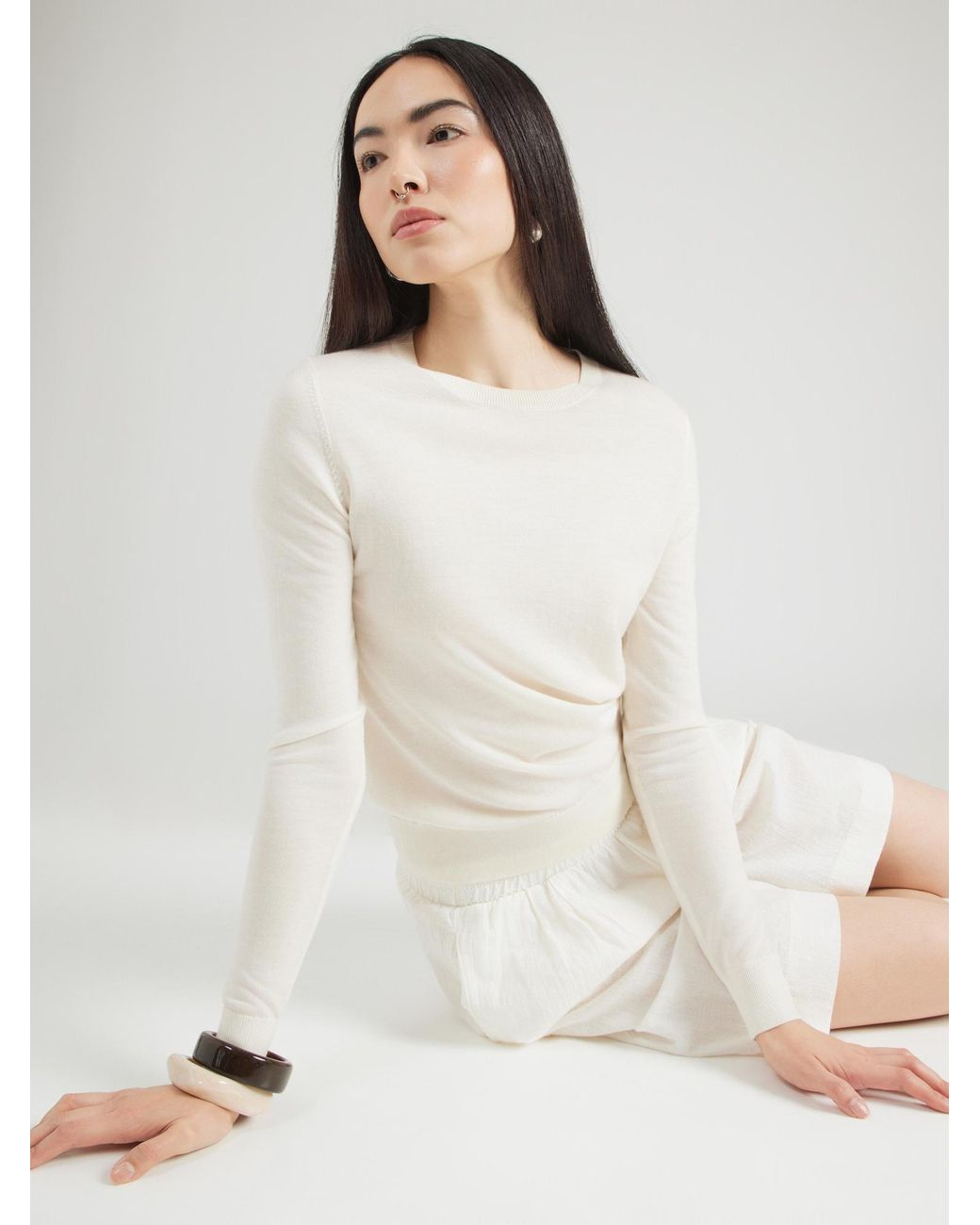 Seidensticker White Pullover August Drop 252