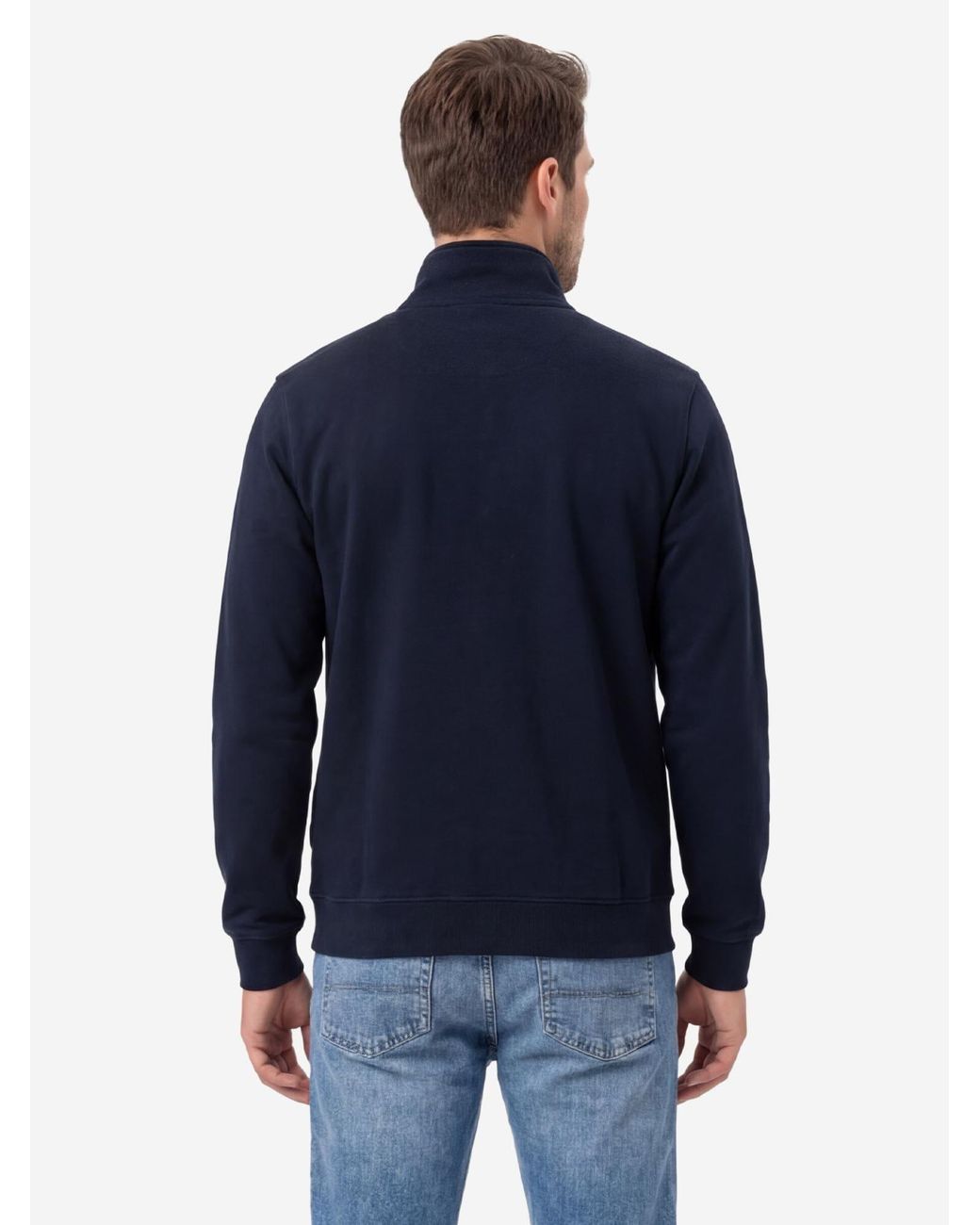 S.oliver Oliver Sweatjacke Basic in Blue für Herren