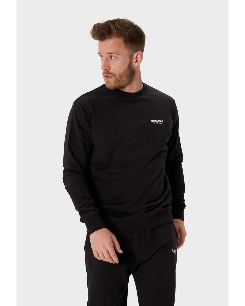 Oldskull Sweatshirt Basic Osk in Blue für Herren