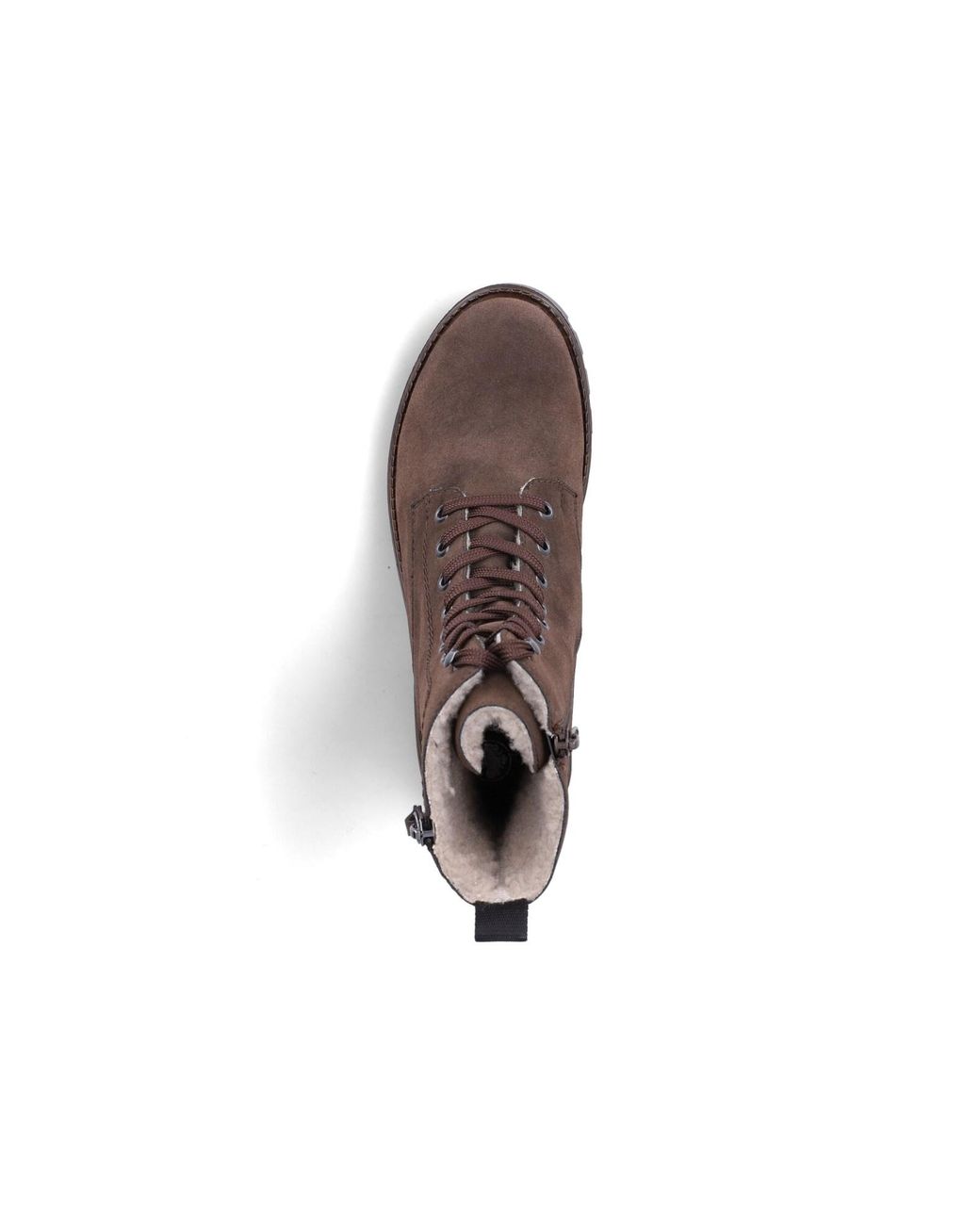 Rieker Brown Schnürstiefelette