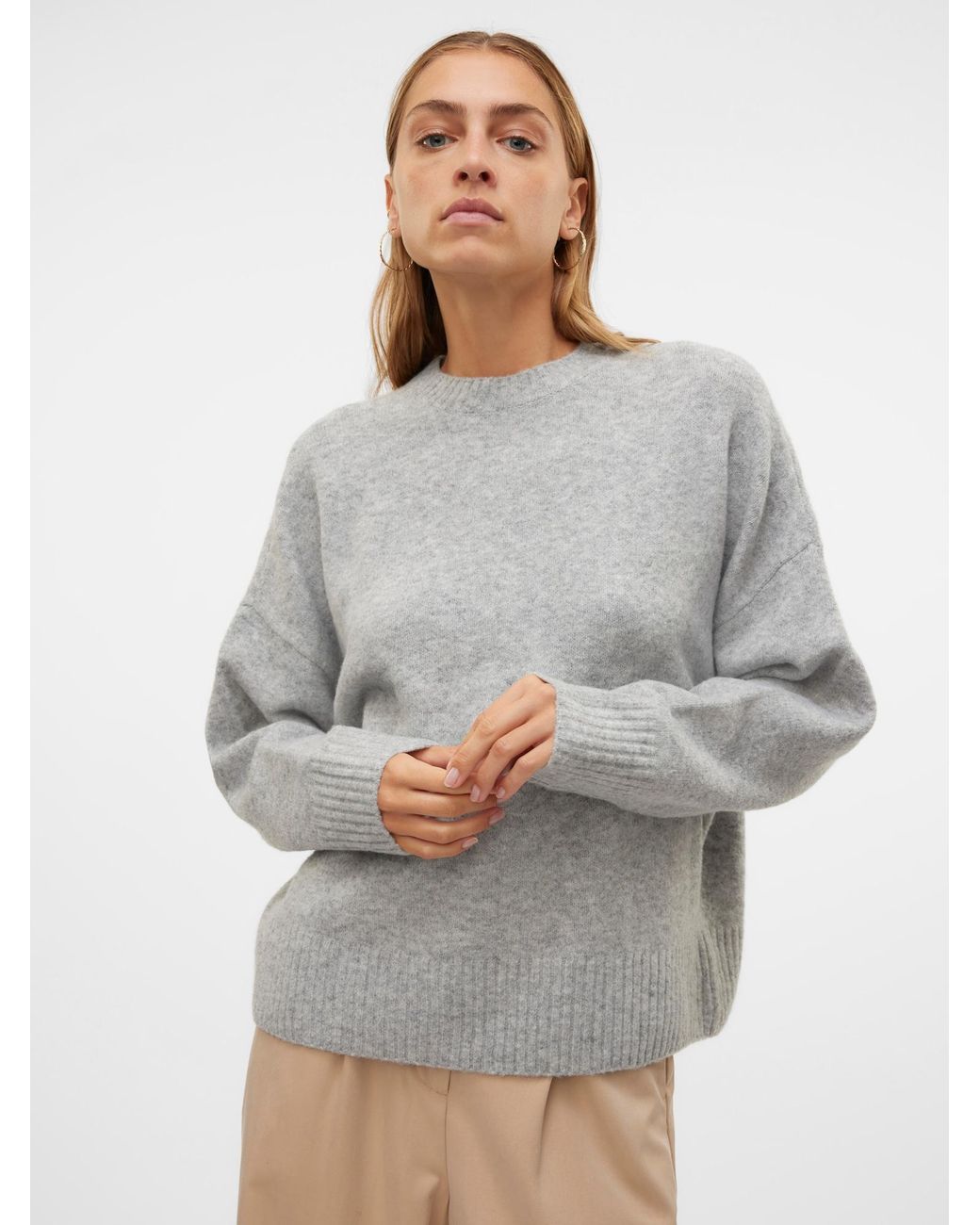 Vero Moda Gray Pullover Vmboom