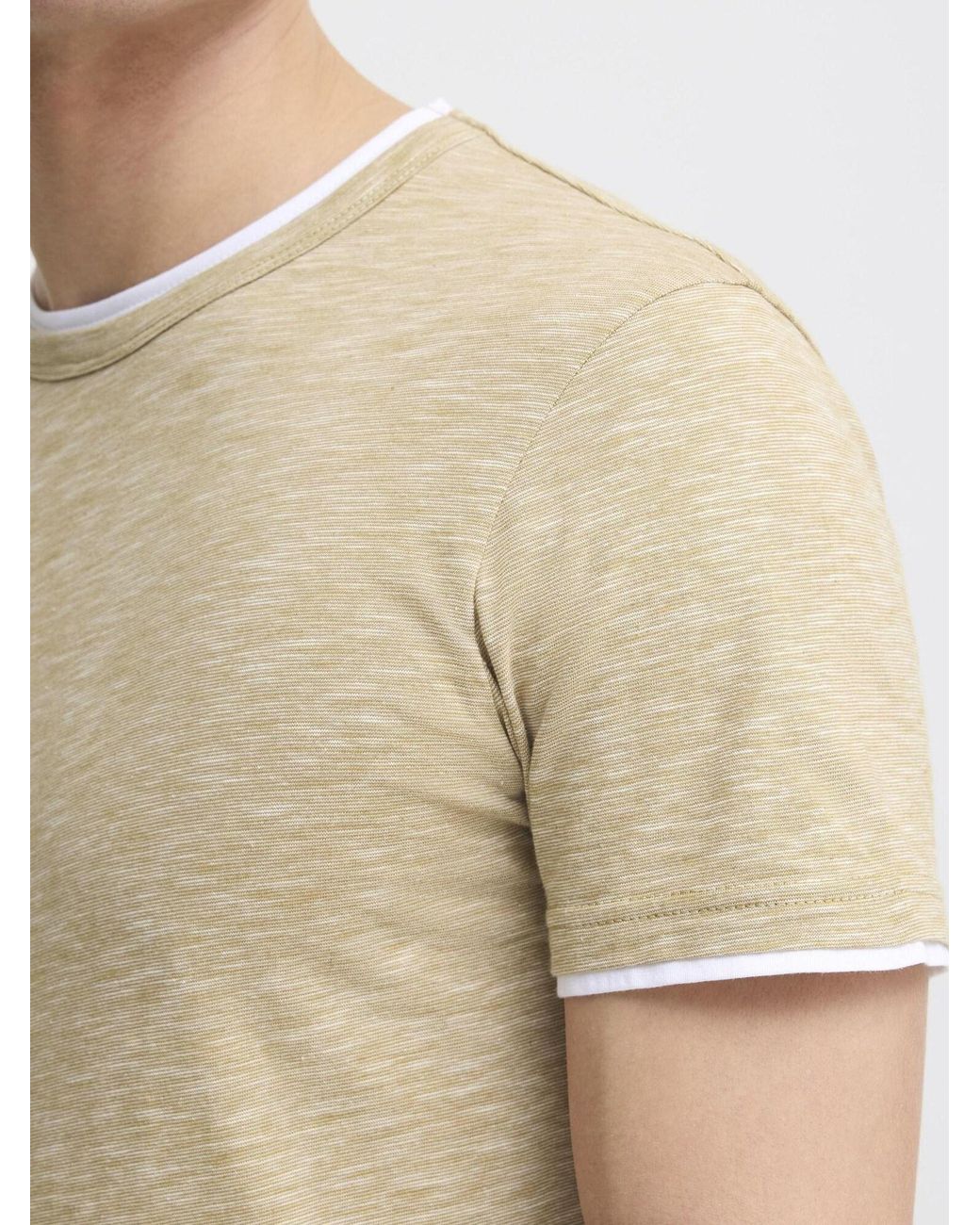 Solid Shirt Rigos in Natural für Herren
