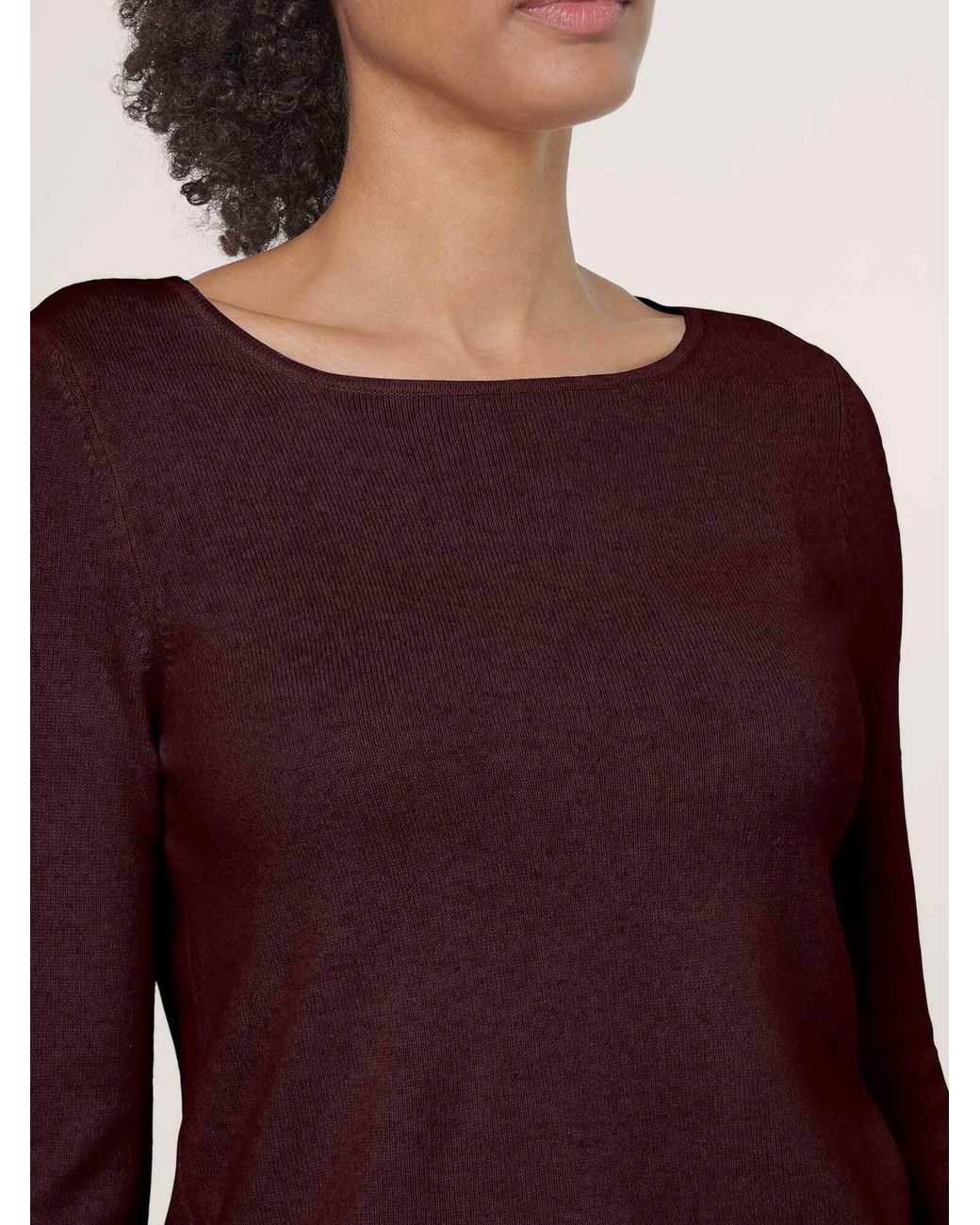 Madeleine Purple Pullover