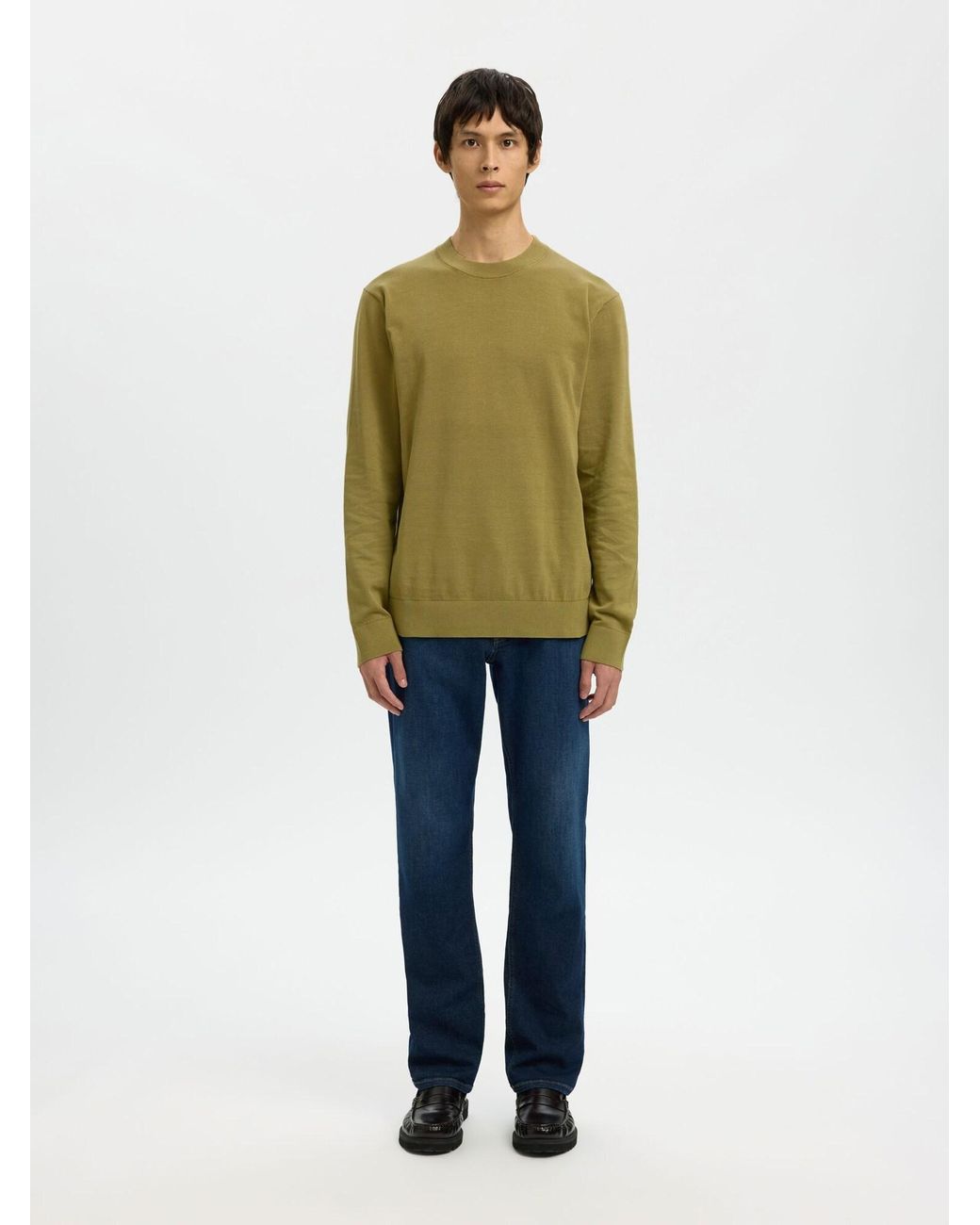 SELECTED Pullover in Green für Herren